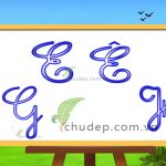Cách luyện viết chữ hoa đẹp ( E, Ê, G, H)