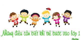 Những điều cần biết khi trẻ bước vào lớp 1 khi trẻ vào lớp 1