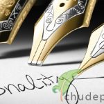 Bút mài nét thanh nét đậm