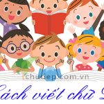 Cách viết chữ d thường và hoa