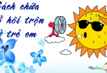 Triệu chứng và cách chữa mồ hôi trộn cho bé trẻ em đổ nhiều mồ hôi