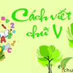 Cách viết chữ v đẹp