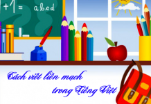 Cách viết liền mạch và đặt dấu thanh trong Tiếng Việt cách viết liền mạch các chữ cái