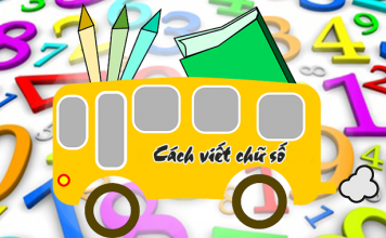 Cách viết bảng chữ số tiếng việt kiểu 2 bảng chư số