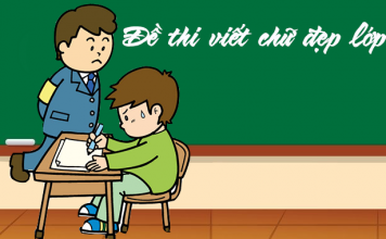Đề thi viết chữ đẹp lớp 2 năm học 2009-2010 đề thi viết chữ đẹp lớp 2