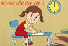 Đề thi viết chữ đẹp lớp 3 cấp quốc gia đề thi viết chữ đẹp lớp 3