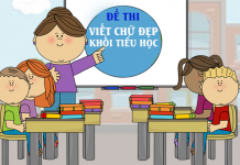 Đề thi viết chữ đẹp tiểu học năm 2009-2010 đề thi viết chữ đẹp