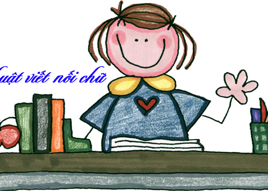 Cách viết nối chữ trong bảng chữ cái Tiếng Việt kĩ thuật viết nối chữ
