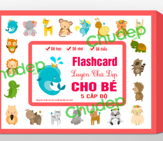 Luyện Chữ Đẹp 5 Cấp Độ Rất Dễ Học flashcard-luyen-chu-dep-5-cap-do